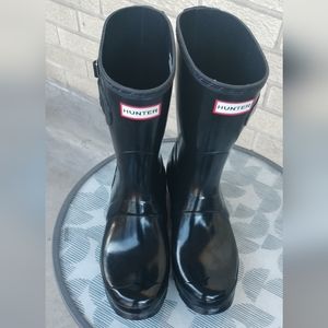 Hunter short rain boots